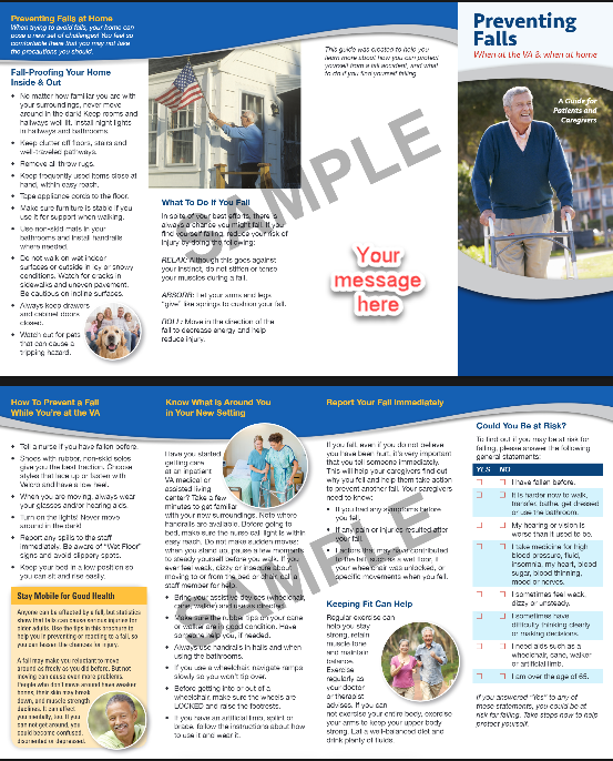 Preventing Falls: When at the VA & when at home