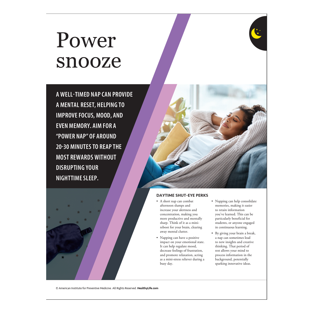 Whole Health: Power Snooze