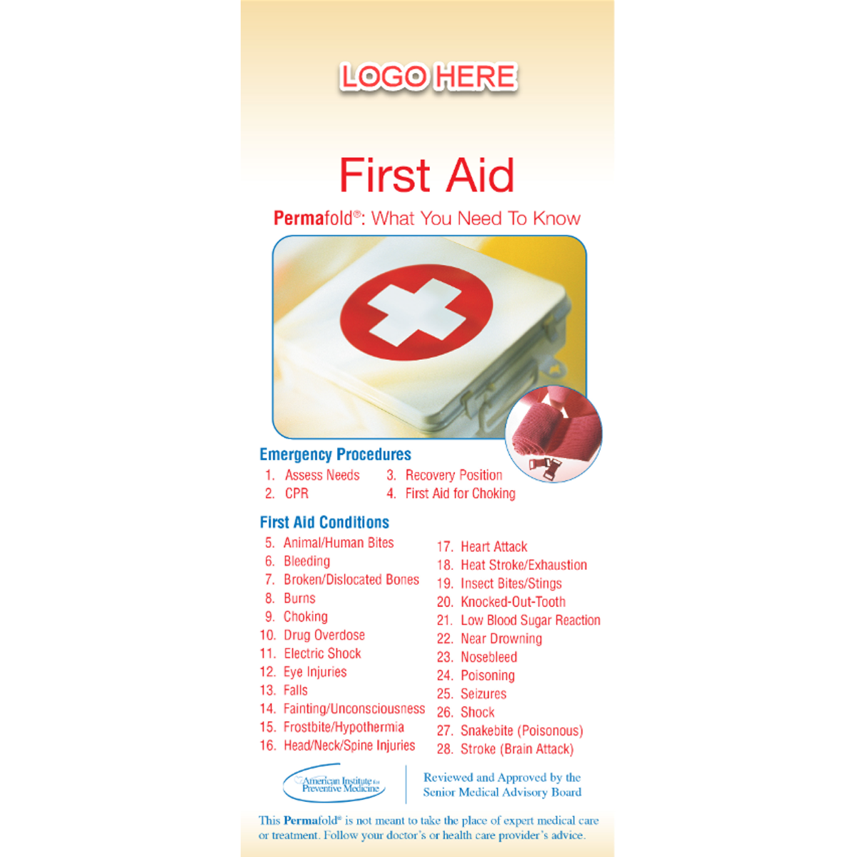 First Aid Infofold®
