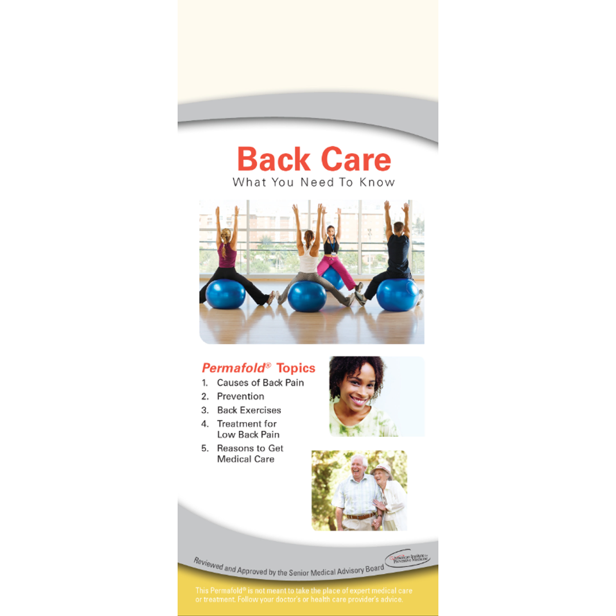 Back Care Infofold®