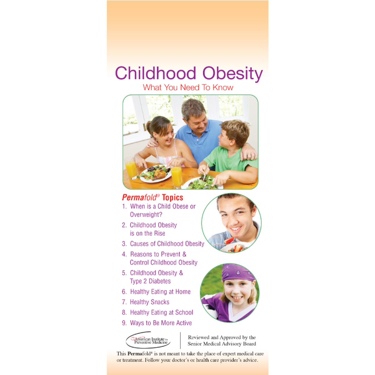 Childhood Obesity Infofold®