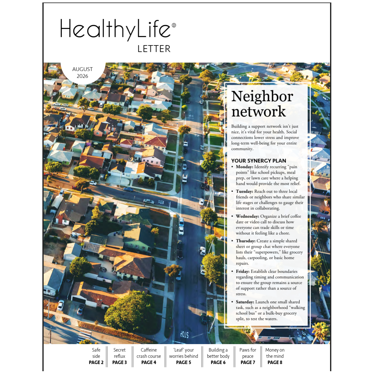 HealthyLife® Letter  August 2026