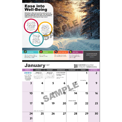 2027 Ways to Well-Being® Wall Calendar