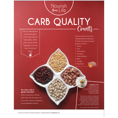 Nourish Your Life: Carb Quality Counts