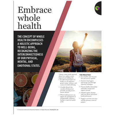 Whole Health: Embrace Whole Health