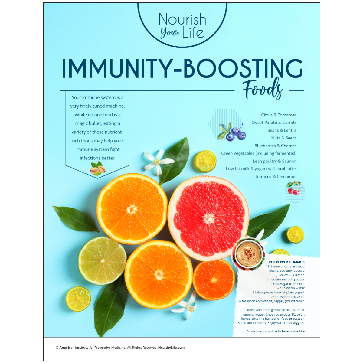 Nourish Your Life: Immunity Boosting Foods
