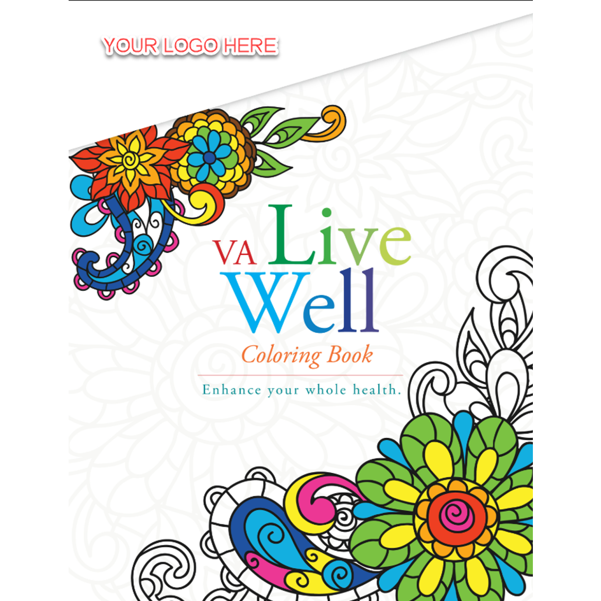 Live Well Coloring Book - Vol. 1
