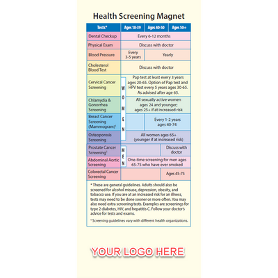 Health Screening Magnet