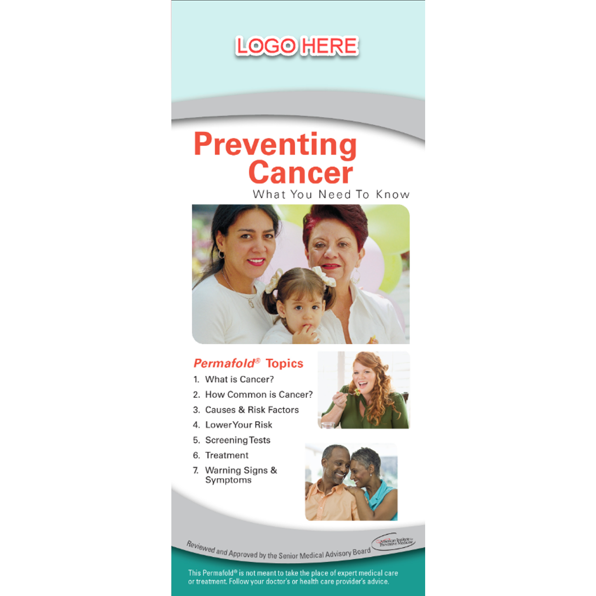 Preventing Cancer Infofold®