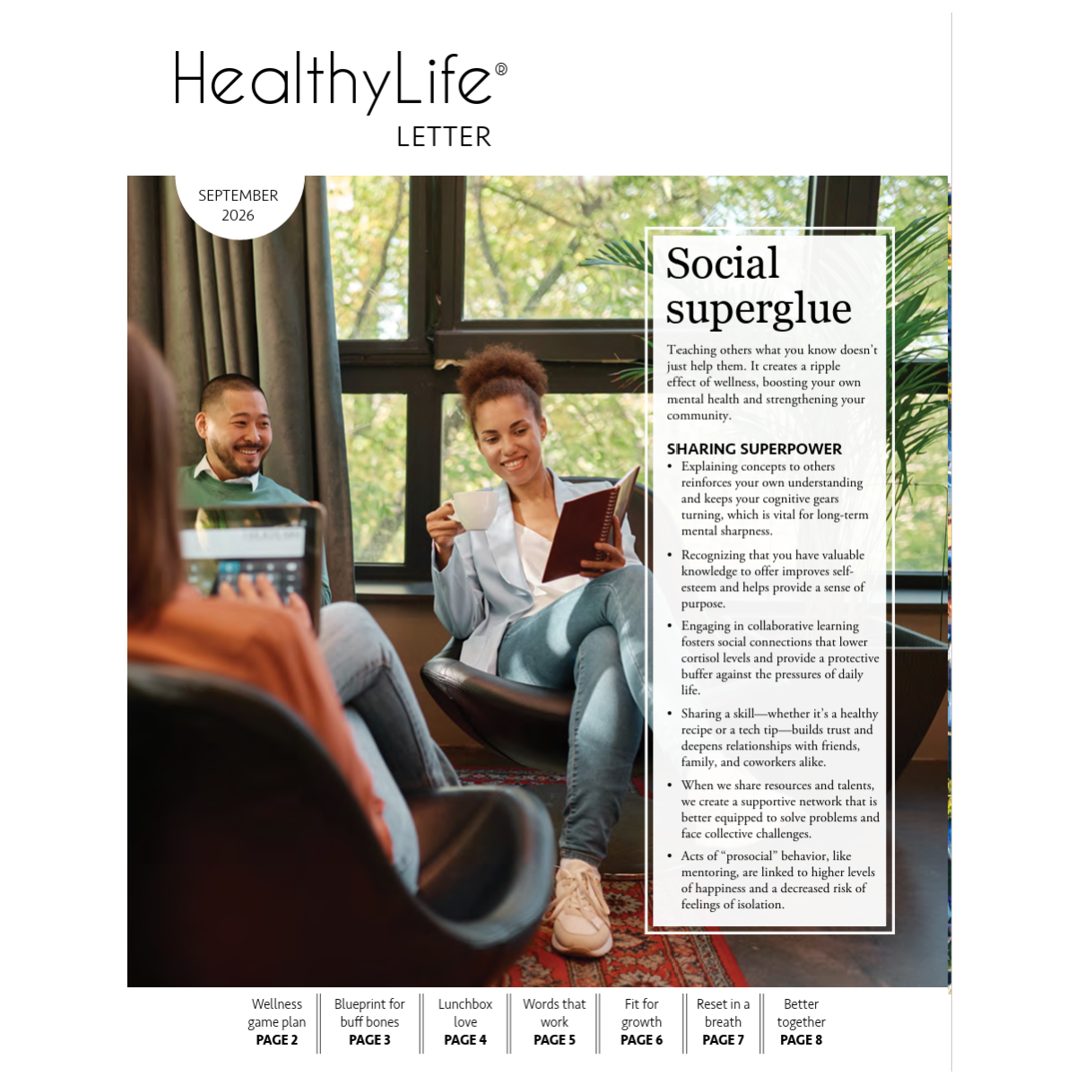 HealthyLife® Letter  September 2026