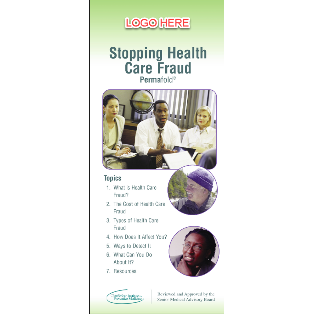 Stopping Health Care Fraud Infofold®