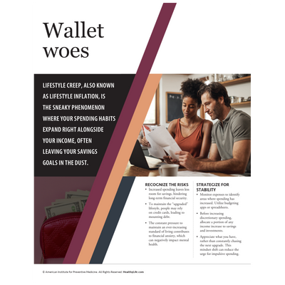 Whole Health: Wallet Woes
